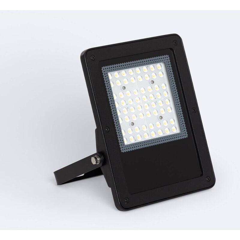 foto del prodotto efectoled proiettore led 50w regolabile 0 10v 170 lm w ip65 elegance slim pro nero bianco freddo asimmetrica 80 x155 5000k