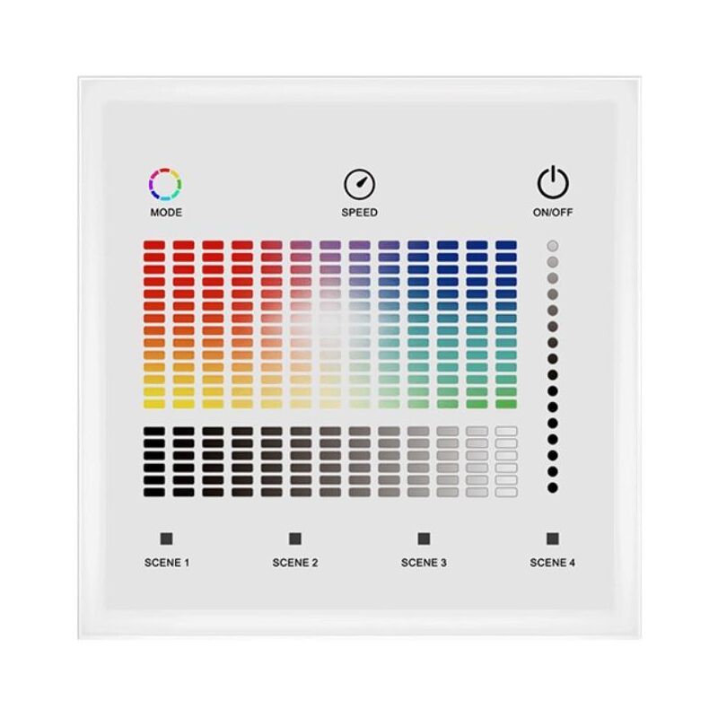foto del prodotto efectoled regolatore master dmx touch per striscia led 12 24v dc rgbw rgbw