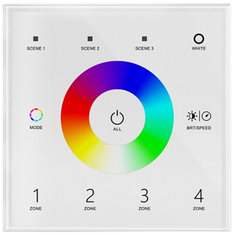foto del prodotto efectoled regolatore master dmx touch rgbw 4 zone rgbw