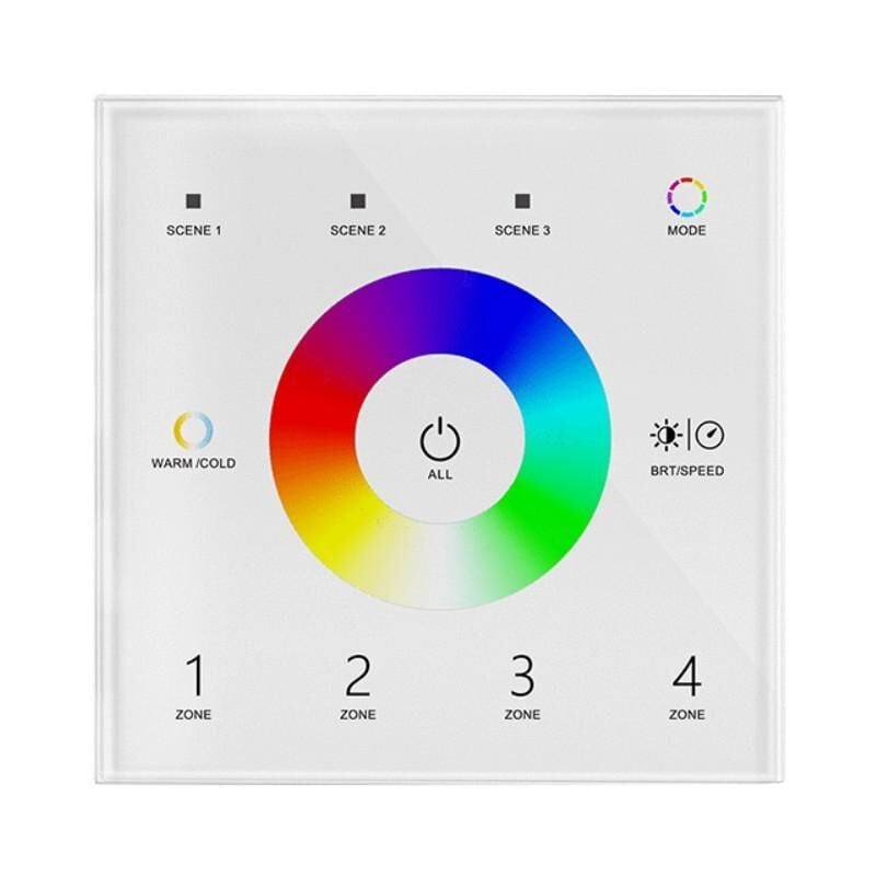 foto del prodotto efectoled regolatore master dmx touch rgbww 4 zone rgb