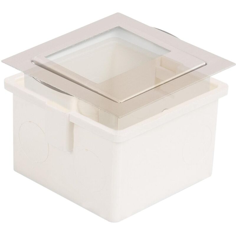foto del prodotto efectoled scatola da incasso speciale segnapassi 70x70x45 mm bianco