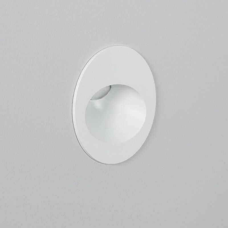 foto del prodotto efectoled segnapasso esterni led 3w incasso parete circolare bianco coney bianco naturale 4000k