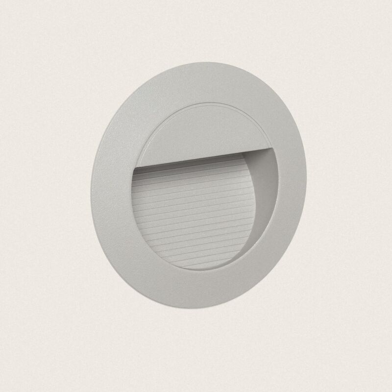 foto del prodotto efectoled segnapasso per esterni 1.5w incasso a parete street ip65 argento