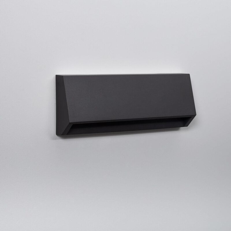 foto del prodotto efectoled segnapasso per esterno led 3w da superficie parete rettangolare antracite tunez 2700k bianco caldo