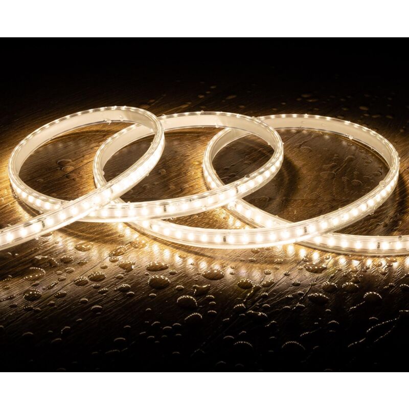 immagine 0 del prodotto efectoled striscia led 220v smd2835 120led m bianco neutro ip65 larghezza 12mm taglio 100cm 20 m