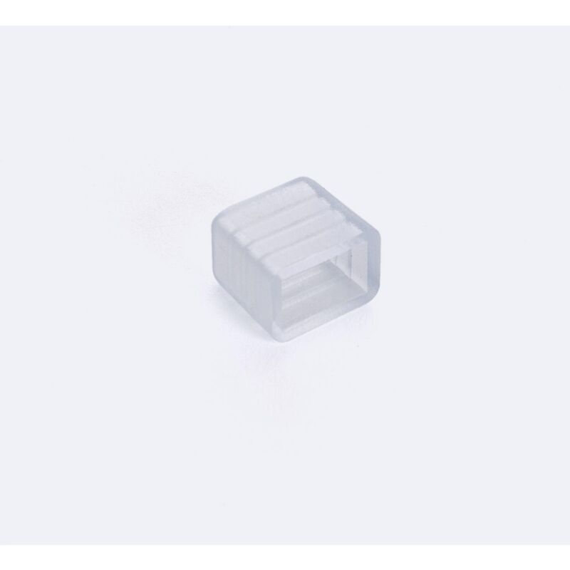 foto del prodotto efectoled tappo terminale striscia led 220v ac smd2835 ip65 larga 12mm trasparente