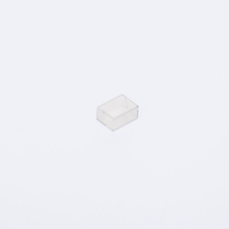 foto del prodotto efectoled tappo terminale striscia led silicone flex smd cob larga 10mm trasparente