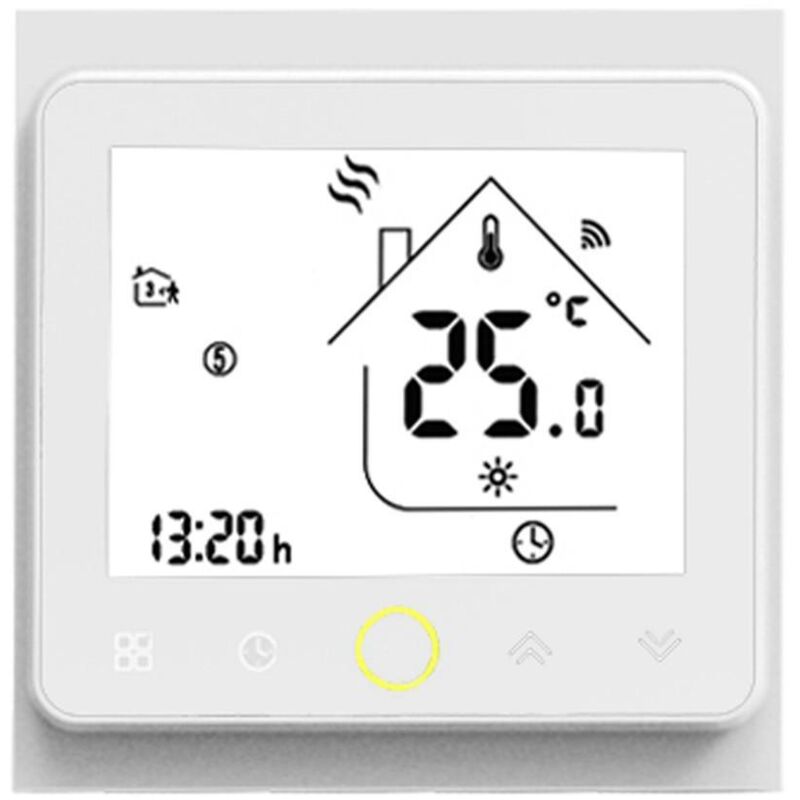 foto del prodotto efectoled termostato wi fi programmabile bianco per riscaldamento bianco
