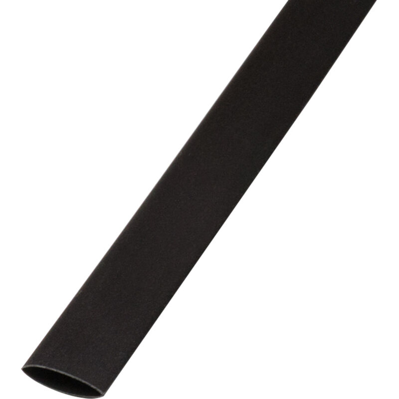 foto del prodotto efectoled tubo termorestringente nero contrazione 3 1 18mm 1 metro nero