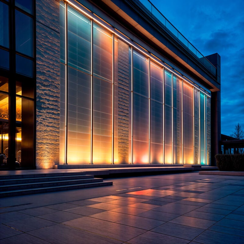 foto del prodotto efectoled wallwasher led 36w rgb ip65 100cm rgb