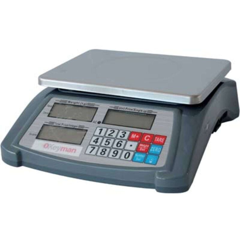 foto del prodotto effe bilancia digitale contapezzi 420155 kg 30 gr 1 display lcd piatto cm 28x20