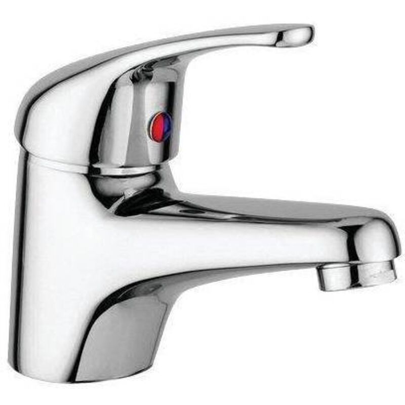 foto del prodotto effe - miscelatore lavabo parigi ottone cromato piletta 1'1 4