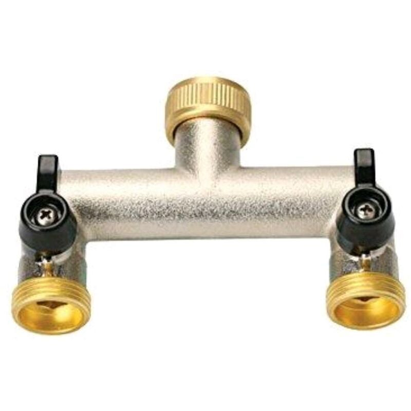 foto del prodotto effe presa a rubinetto ottone 2 uscite filettate 3 4f 1 pz