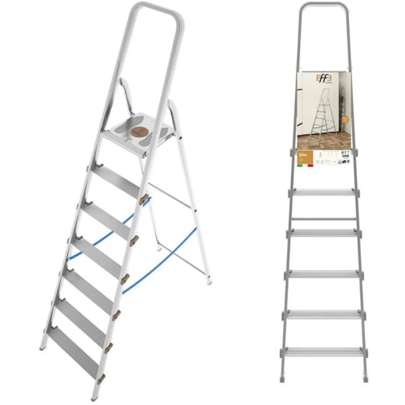 foto del prodotto effe scala casa slim alluminio 7 gradini offerta