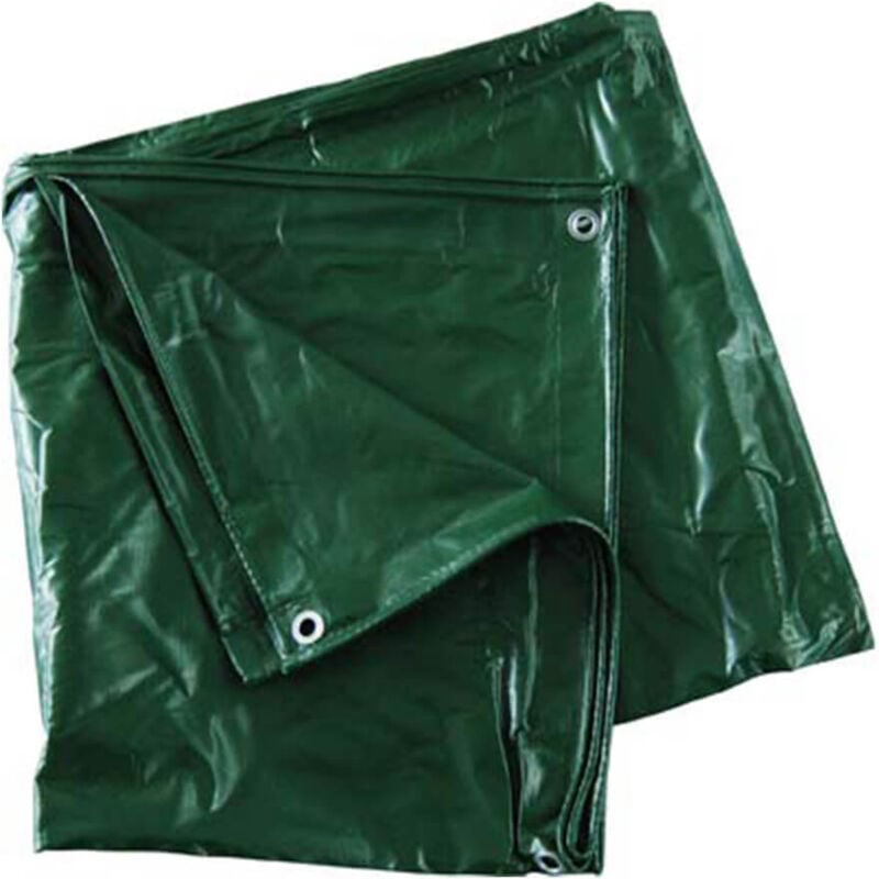 foto del prodotto effe - telone occhiellato pvc pesante verde gr/mq 540 mt 6x 8