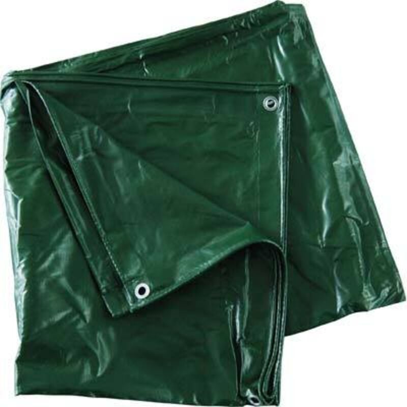 foto del prodotto effe telone occhiellato pvc verde gr mq 280 mt 6x8 1 pezzo