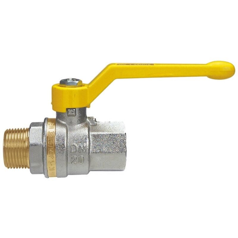 foto del prodotto effebi venus 1002 valvola sfera 1 2 maschio femmina con leva giallo - 1002g264