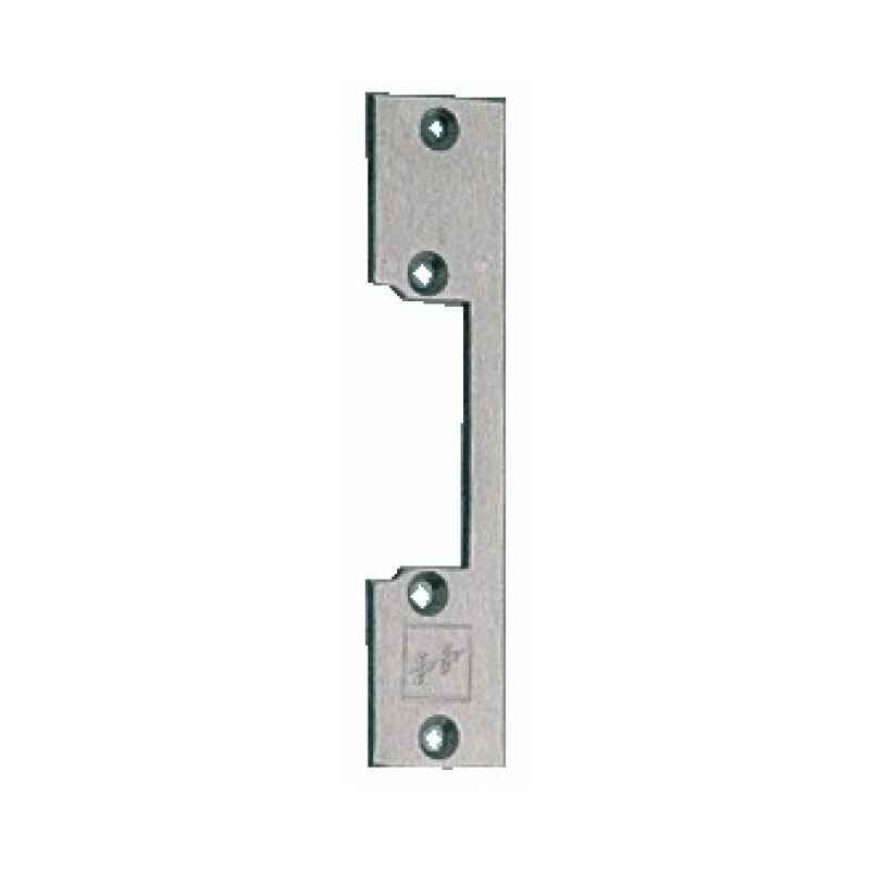foto del prodotto effeff frontale corto kl acciaio inox 110 mm eff per apriporta 10635 0610635
