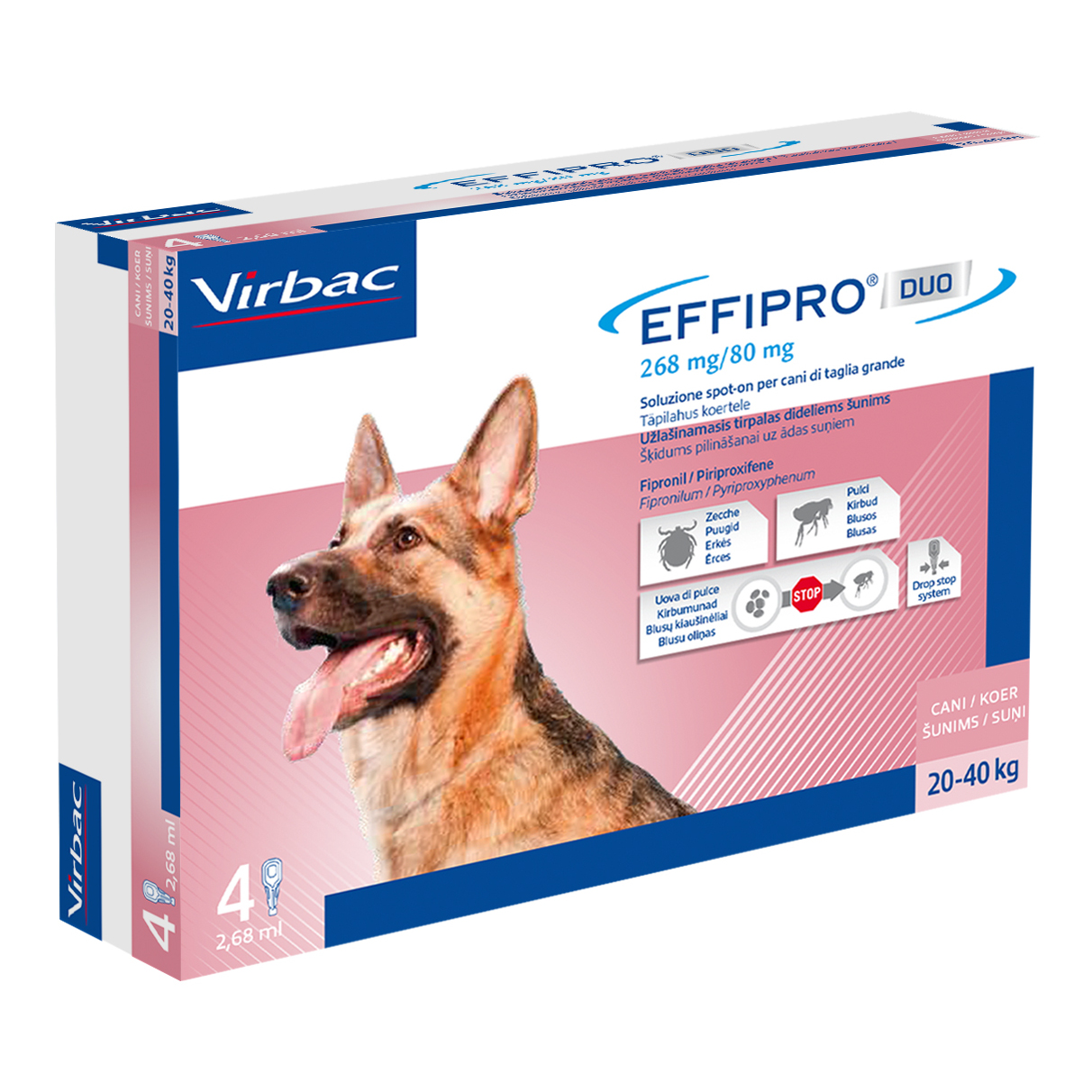 foto del prodotto effipro duo 4pip 20-40kg cani
