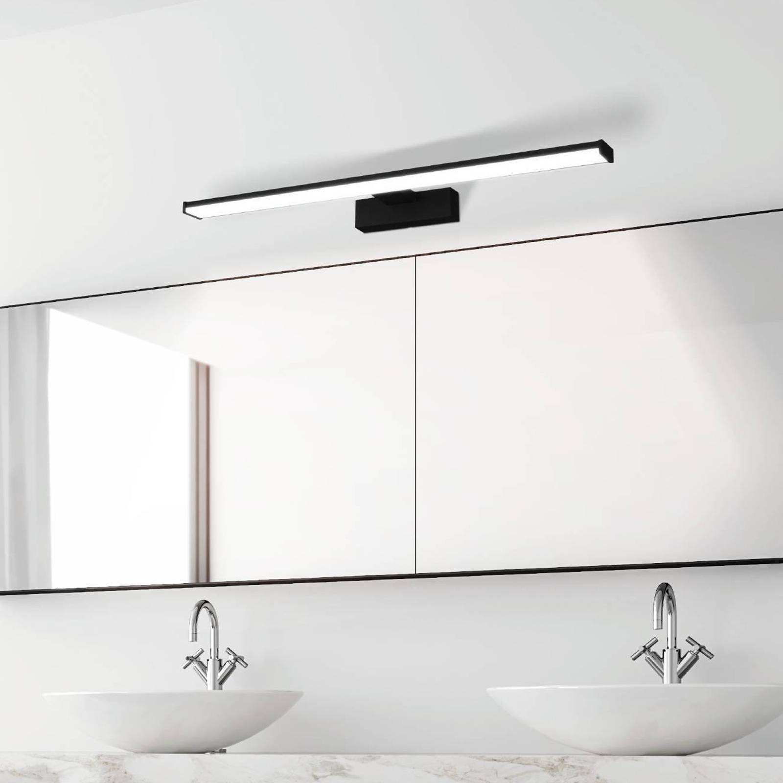 foto del prodotto eglo applique a led pandella 1, lunghezza 60 cm, nero, alluminio