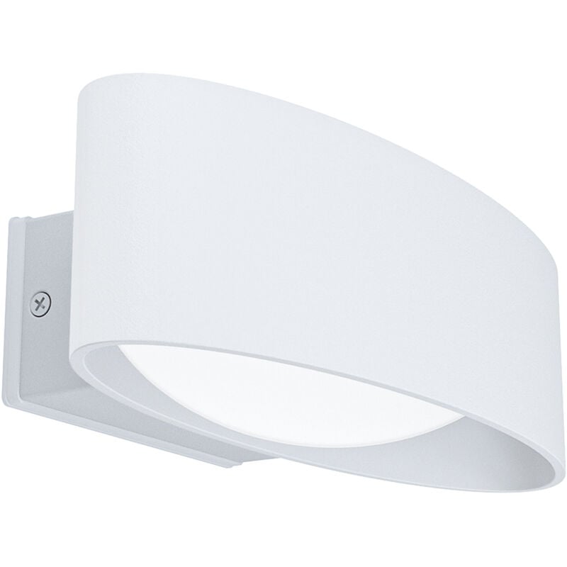 foto del prodotto eglo applique esterno contemporanea chinoa alluminio bianco led