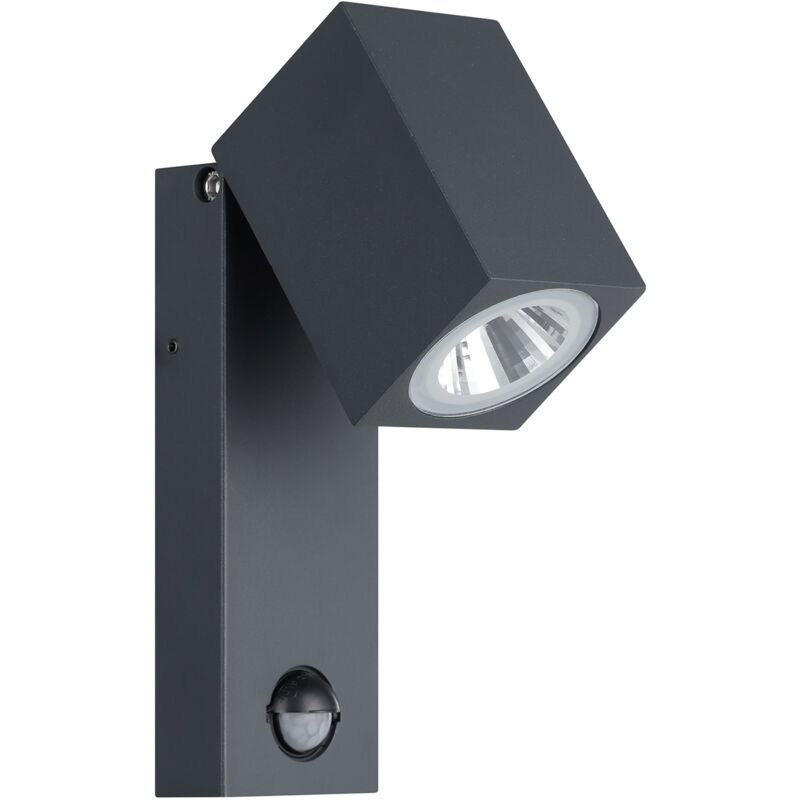 foto del prodotto eglo applique esterno moderna sakeda alluminio grigio luce