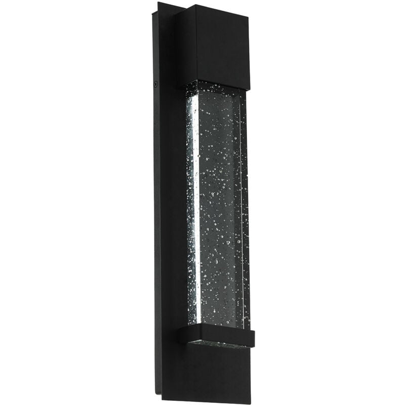 foto del prodotto eglo applique esterno moderna villagrazia alluminio nero led h30cm