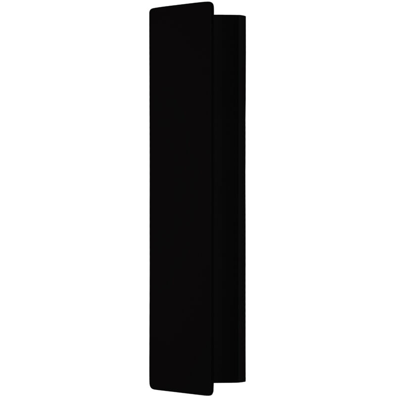 foto del prodotto eglo applique moderna zubialde alluminio nero luce led integrato 12w