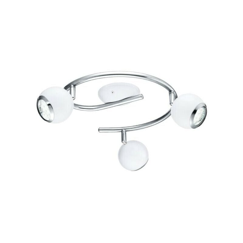 immagine 0 del prodotto eglo bimeda arco faretti led 3 luci 2,8w gu10 bianco cromo 31003