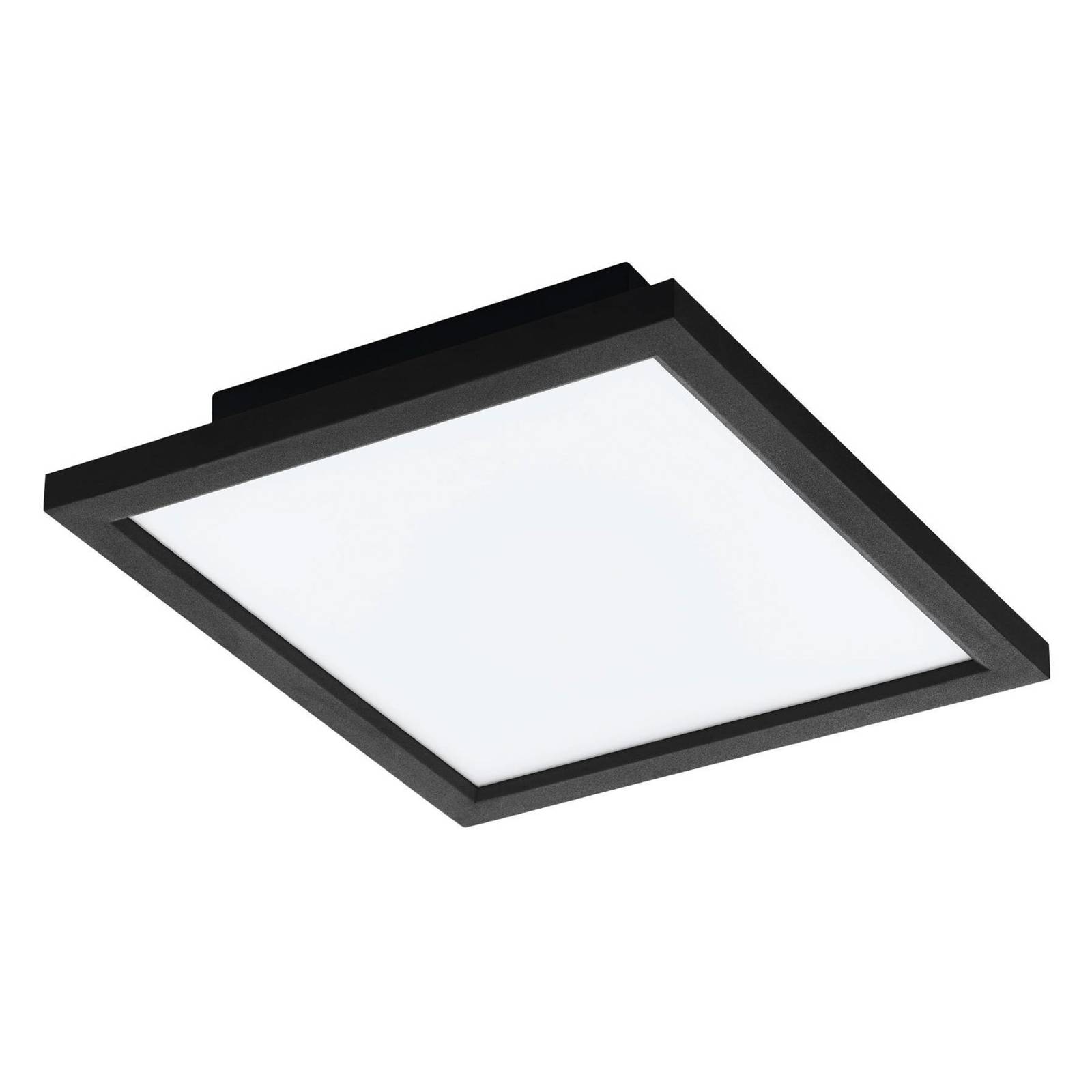 foto del prodotto eglo connect cct plafoniera 30x30cm nero