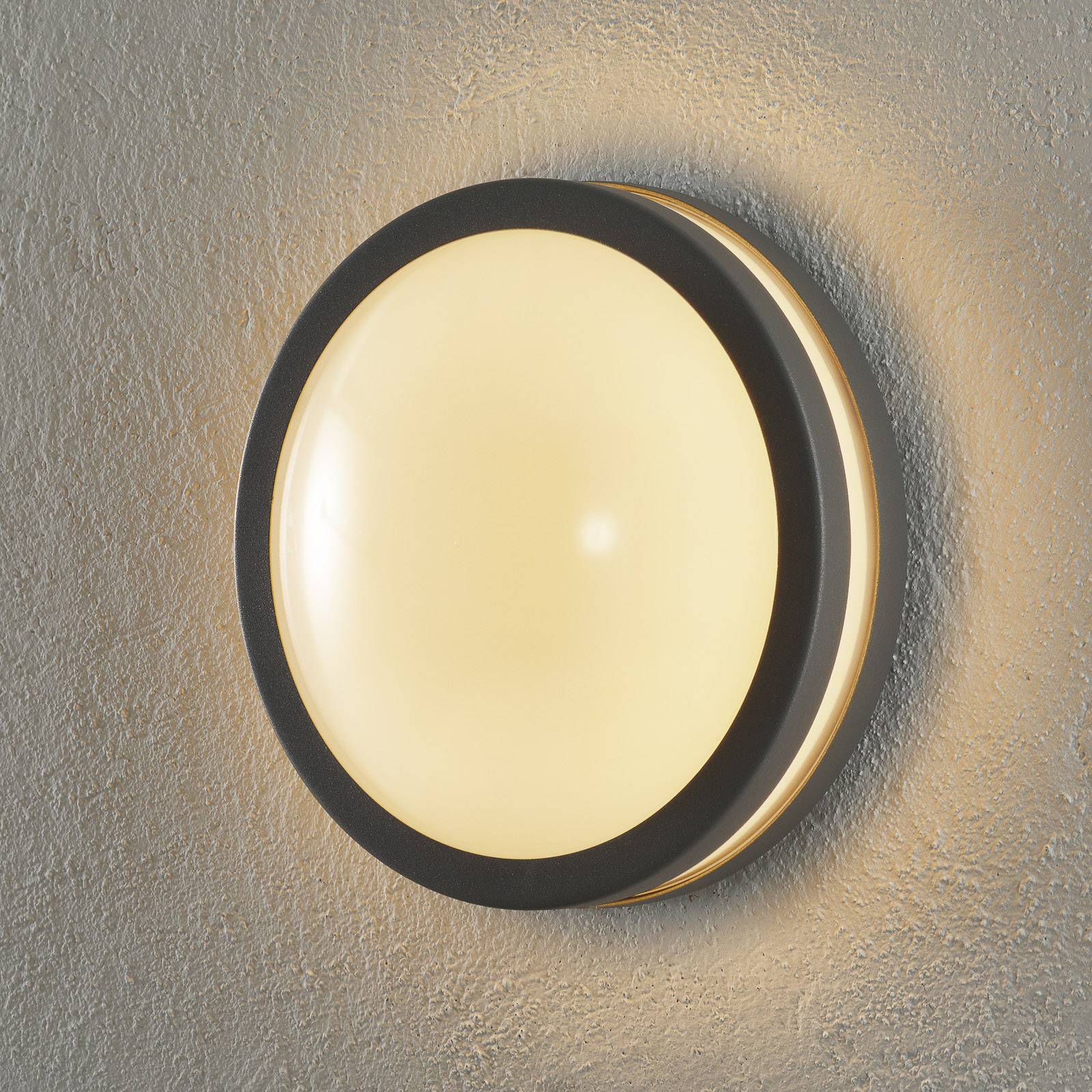 foto del prodotto eglo connect locana-c applique da esterni led argento