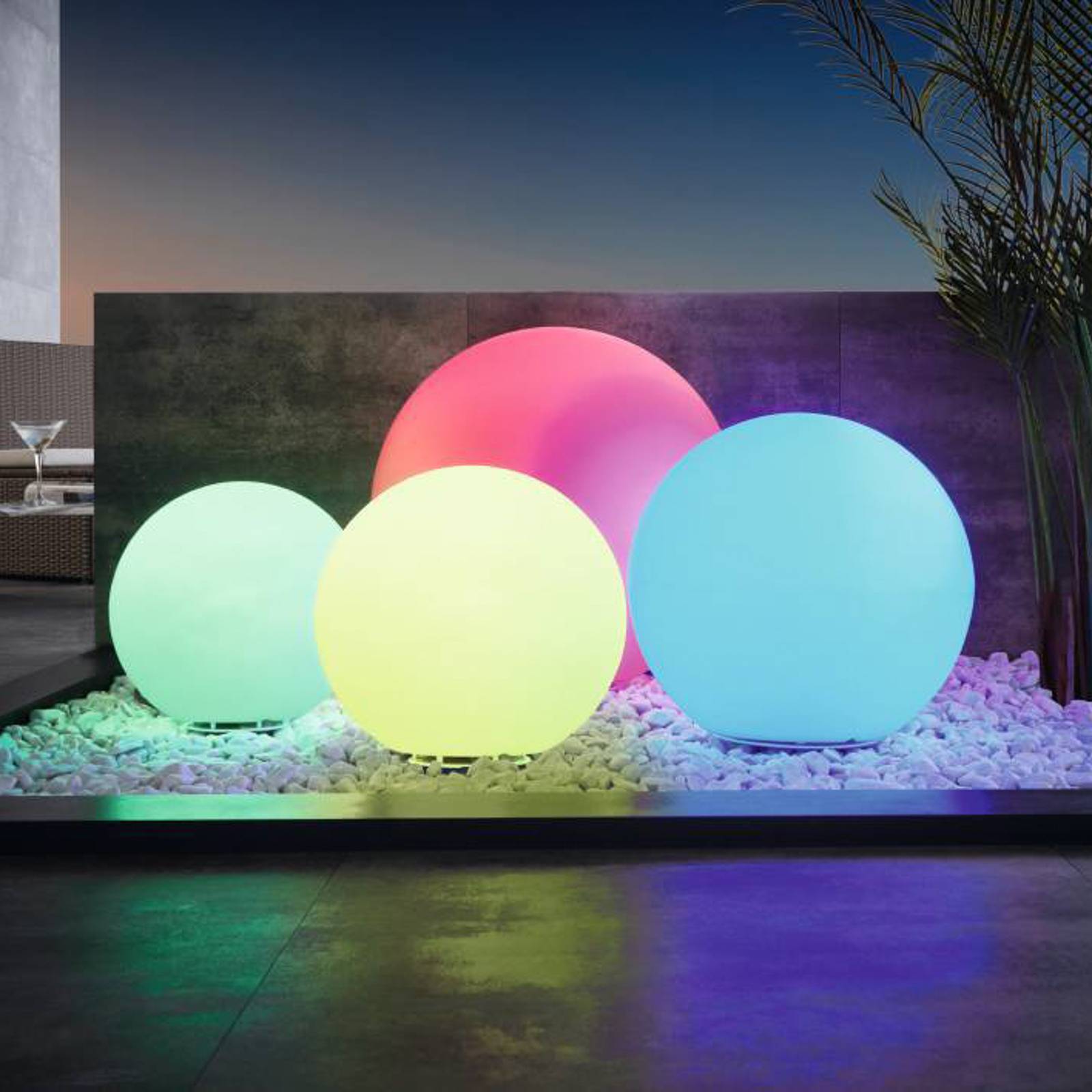 foto del prodotto eglo connect monterolo z lampada da esterno decorativa a led 39cm