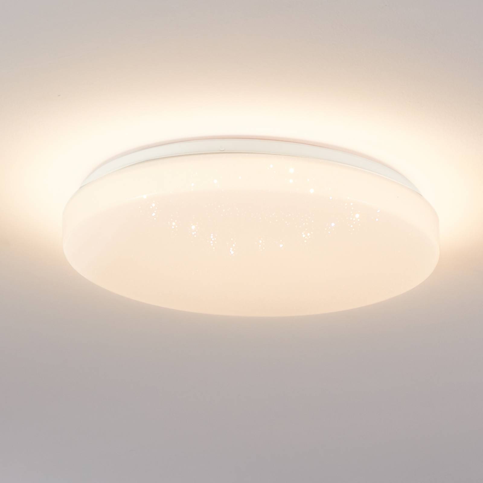 foto del prodotto eglo connect plafoniera totari z, 38cm, 19w, effetto cristallo
