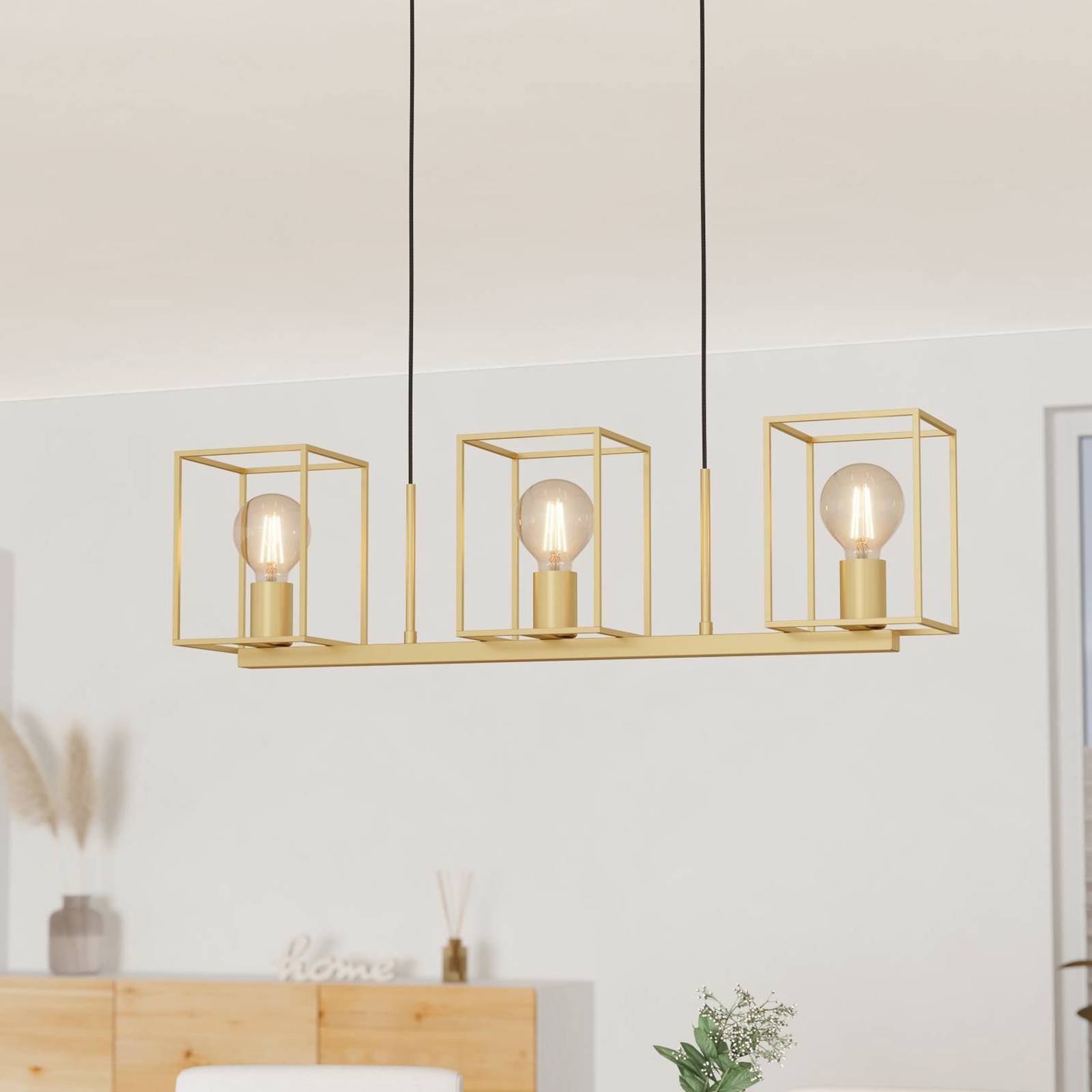 foto del prodotto eglo lampada a sospensione cumiole, 3 luci