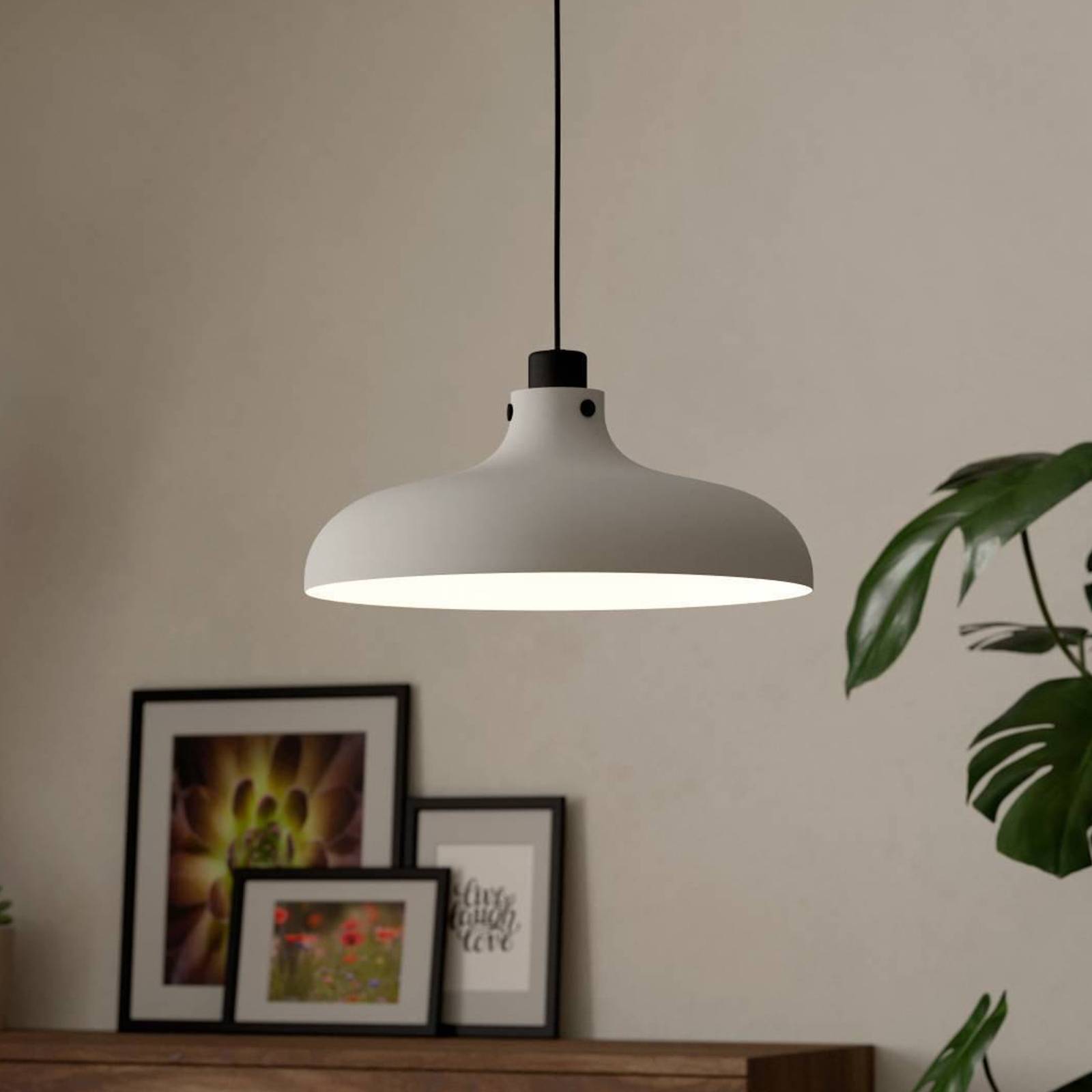 foto del prodotto eglo lampada a sospensione matlock, 38 cm, grigio nero, acciaio