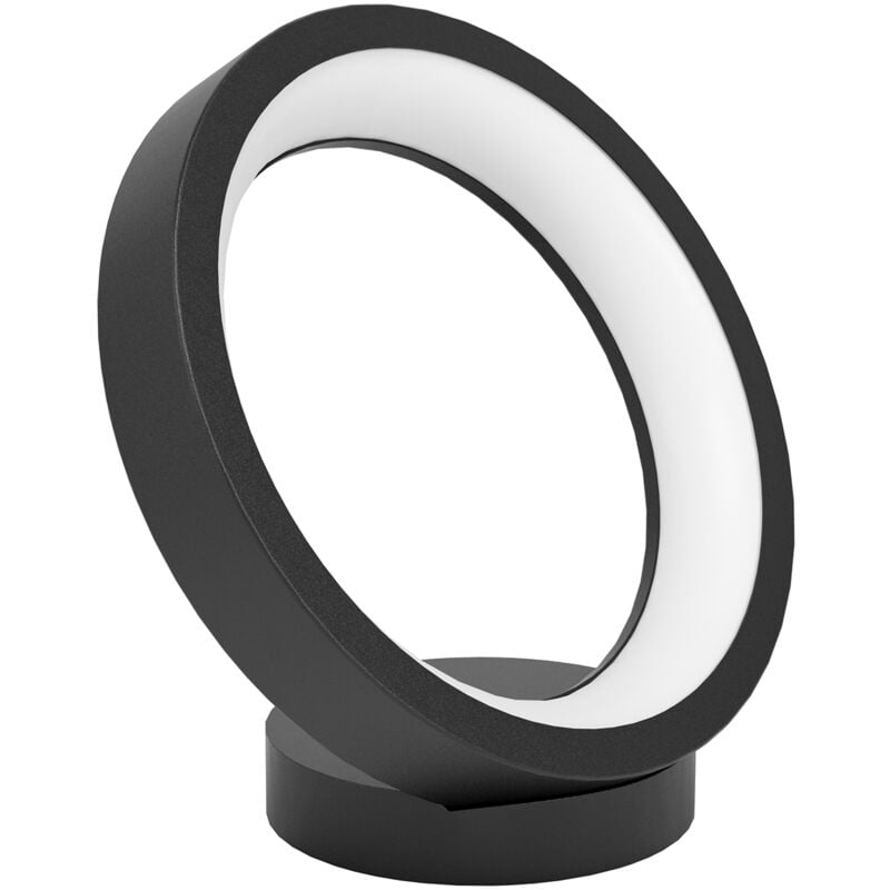 foto del prodotto eglo lampada da tavolo contemporanea marghera z acciaio nero 4 luci led integrato 4w