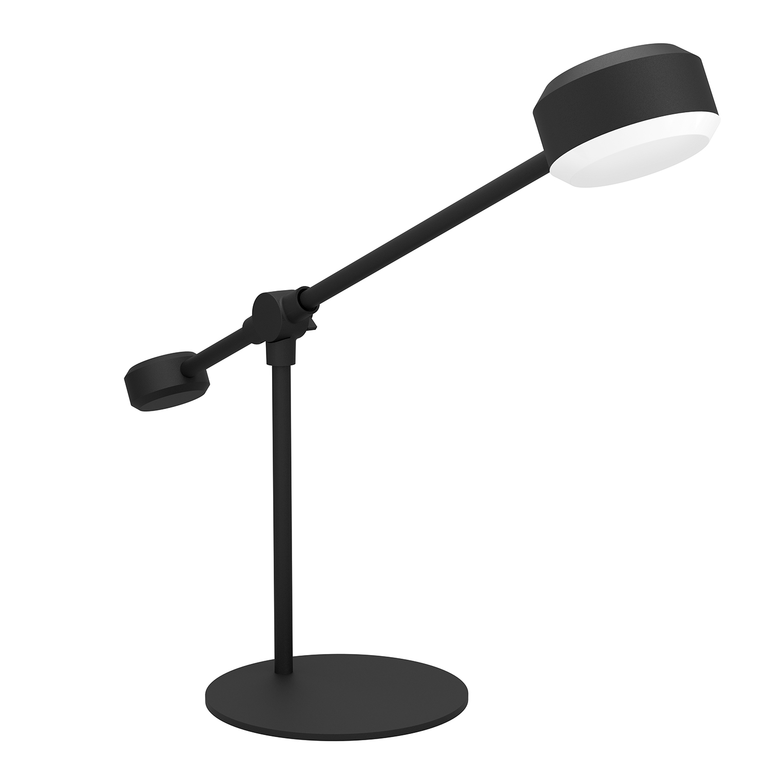 foto del prodotto eglo lampada da tavolo led clavellina, nera, inclinabile