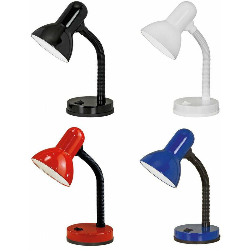 foto del prodotto eglo lampada scrivania tavolo ufficio ragazzi lettura braccio orientabile basic colore lampada nero
