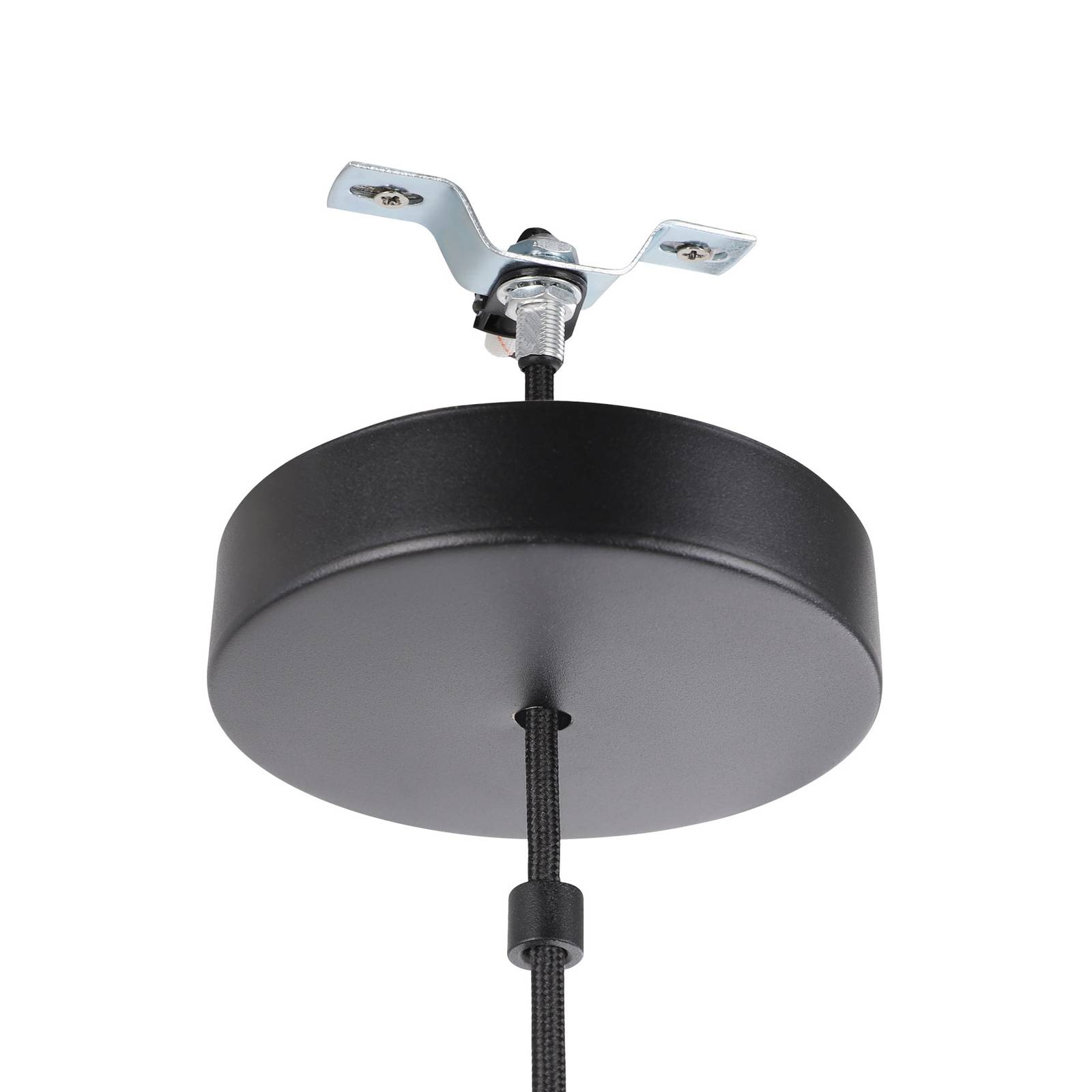 foto del prodotto eglo lampada sospensione haxey paralume bamb , 50 cm