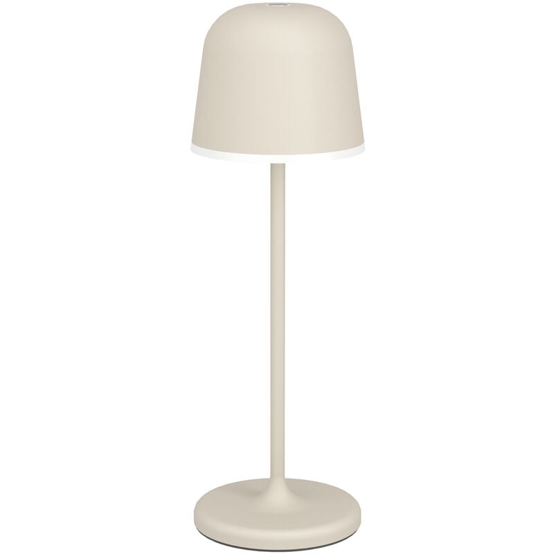 immagine 0 del prodotto eglo lampade da tavolo esterno mannera alluminio marrone policarbonato bianco led