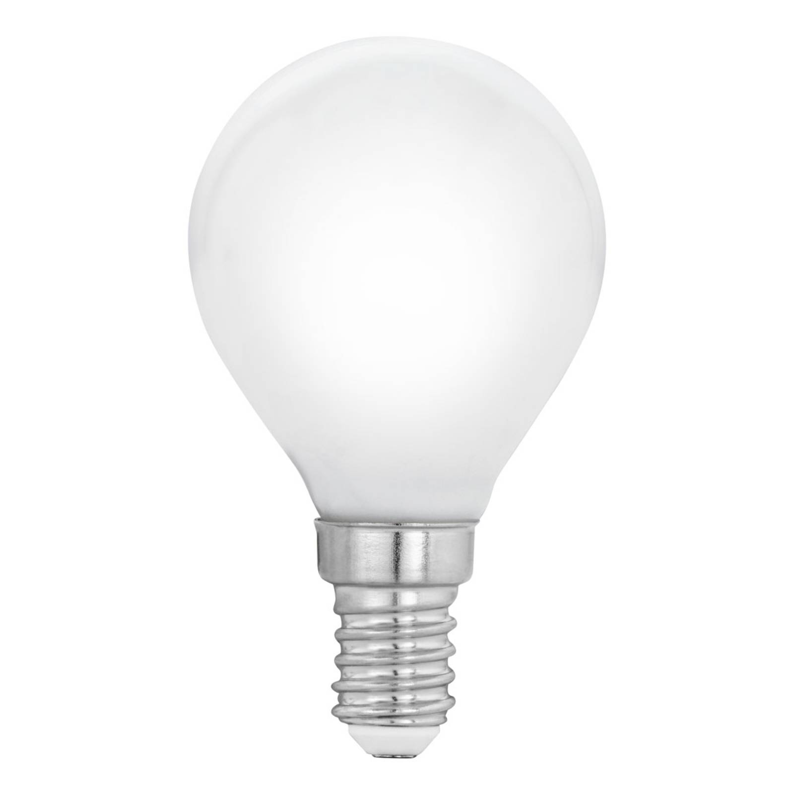 foto del prodotto eglo lampadina led e14 p45 4w, bianco caldo, opale