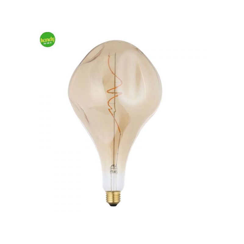 foto del prodotto eglo lampadina vintage e27 4w 1800k 165mm ambra forma d165
