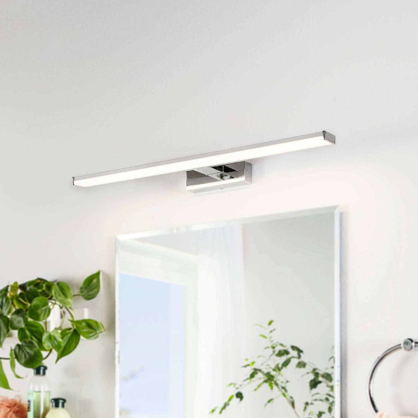 foto del prodotto eglo led da specchi pandella 1, cromo 4.000 k, 60cm