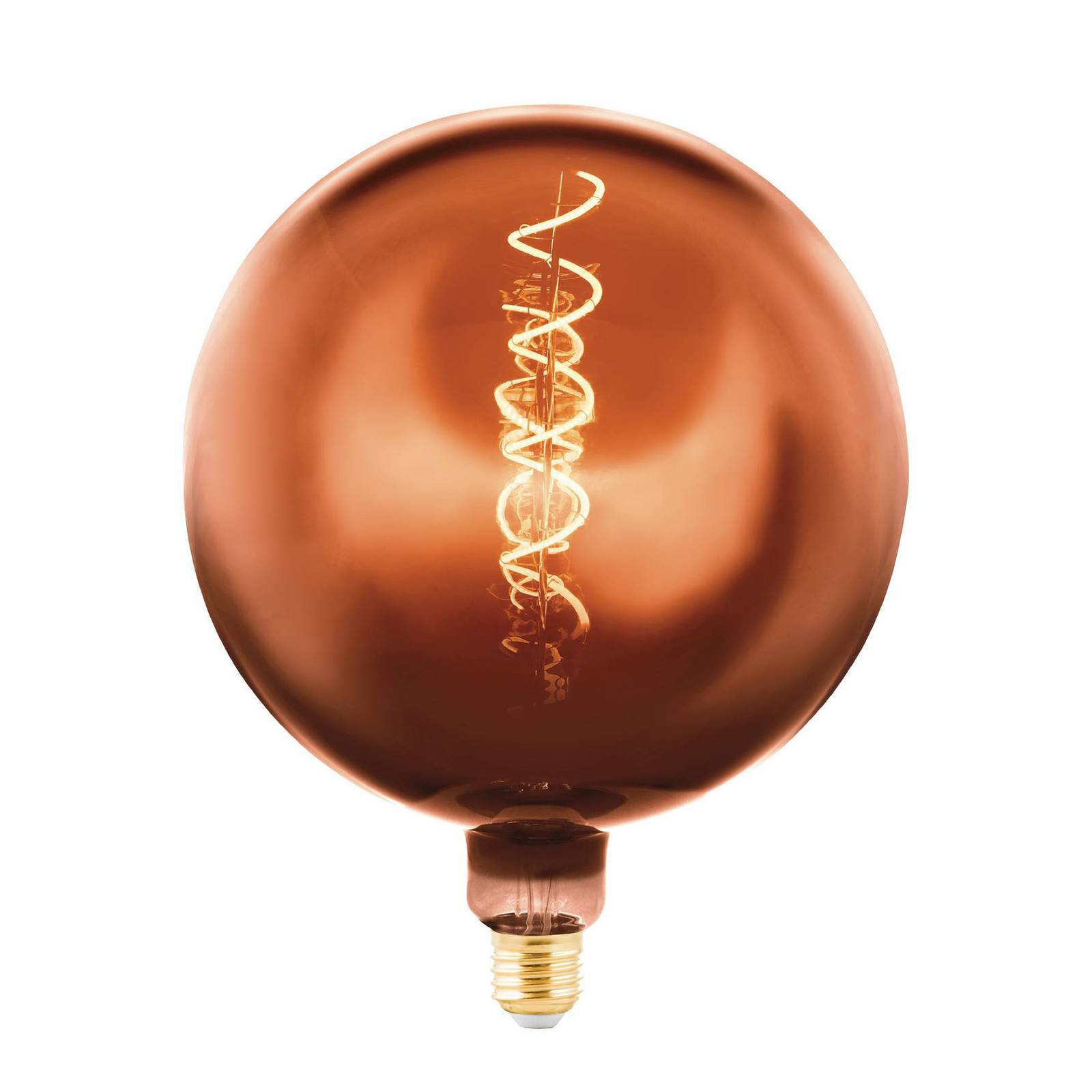 foto del prodotto eglo led globe g200 e27 4w 1.600k filamenti rame