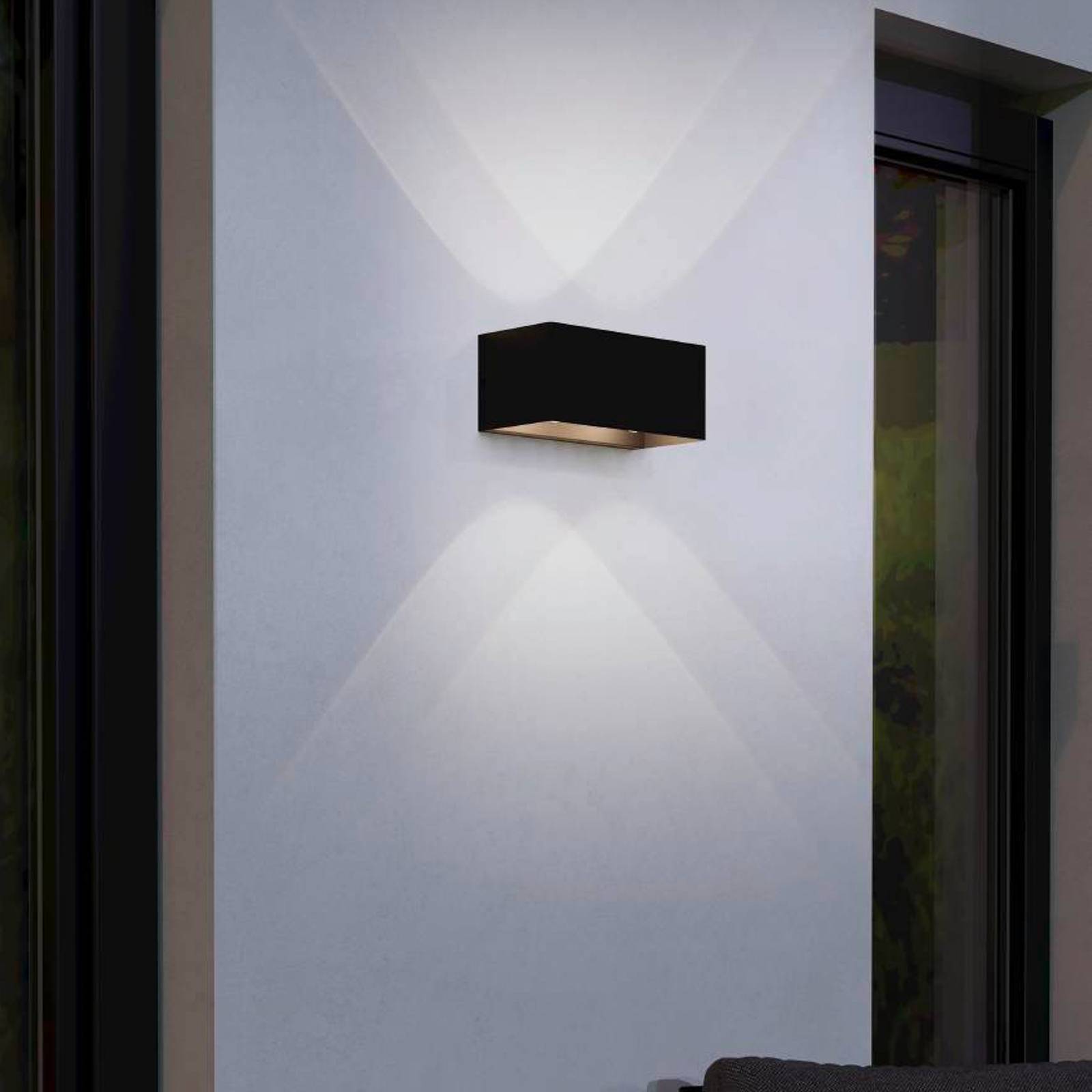 foto del prodotto eglo lesmo applique led da esterni, up-/downlight