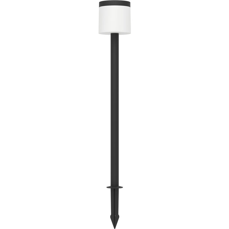 foto del prodotto eglo luce solare picchetto esterno moderna pantete policarbonato nero led