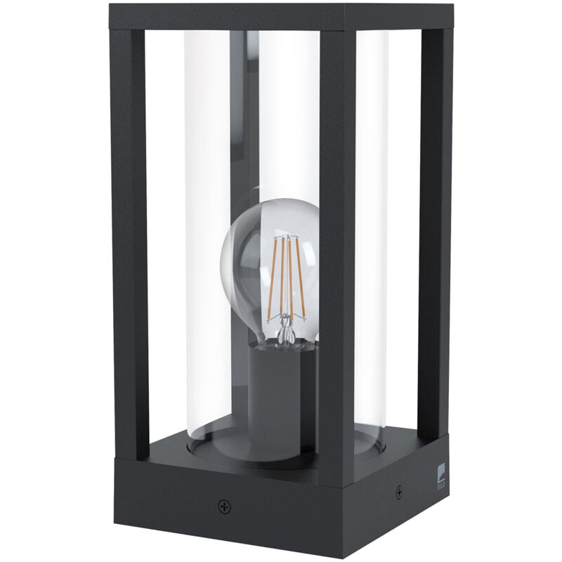 foto del prodotto eglo piantana esterno contemporaneo cascinetta alluminio nero e27