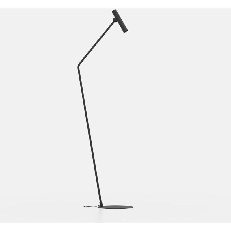 foto del prodotto eglo piantana moderna almudaina acciaio nero 1 luce led integrato 5w