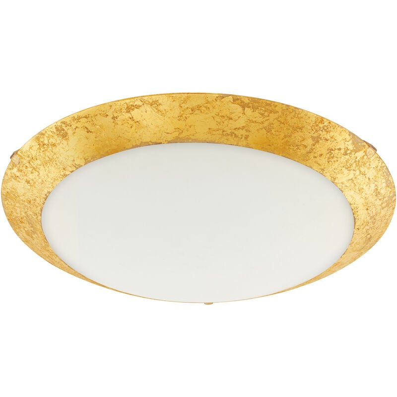 foto del prodotto eglo - plafoniera classico montenovo acciaio bianco 3 luci led integrato 7,3w