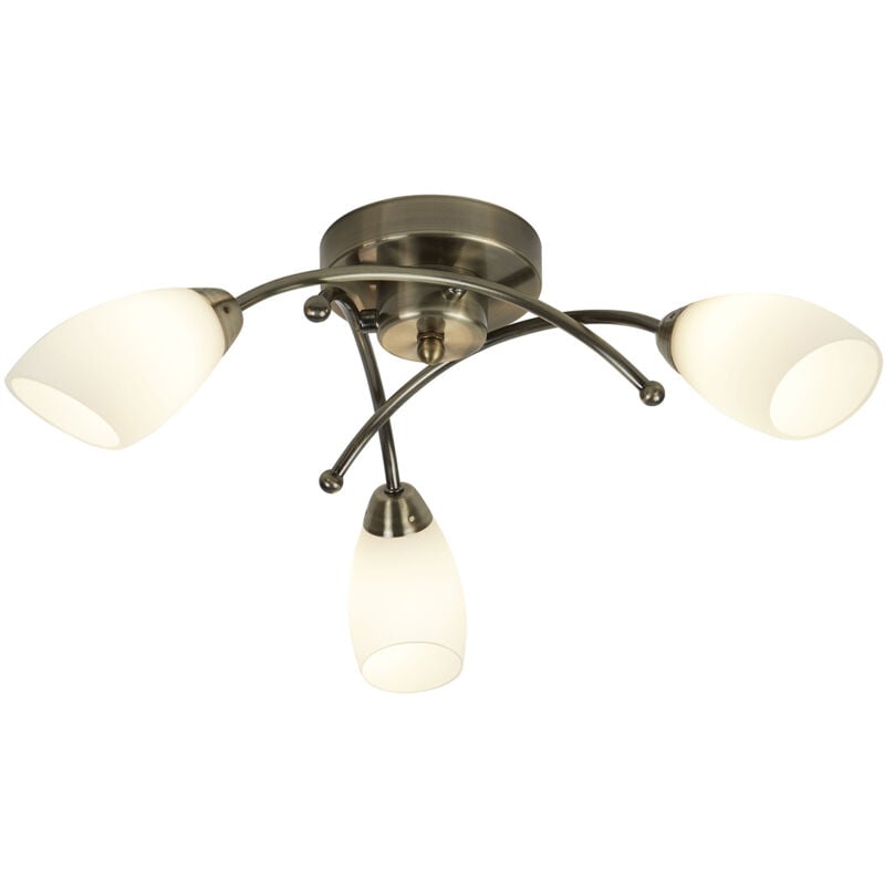 foto del prodotto eglo plafoniera contemporanea lyric music acciaio adjustable vetro 3 luci g9